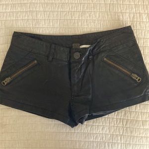 We The Free Free People faux leather shorts 0 XS